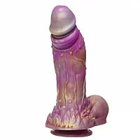 Euclidean Iridescent Purple Monster Dildo