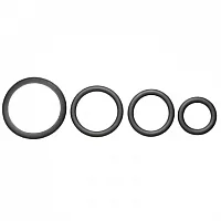 Pegging Power Pack Black Silicone 4Piece ORing Set