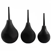 Hot Shot Black Silicone Douche LARGE