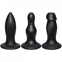 Bonkers Silicone 3 Piece Butt Plug Set