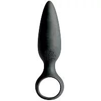 Fifty Shades of Grey Something Forbidden Silicone Butt Plug Grey