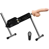 LoveBotz Deluxe ProBang Sex Machine with Remote Control Silver