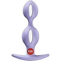 Fun Factory B Balls Duo Anal Plug 4.9 Inch Purple