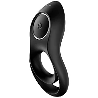 Satisfyer Legendary Duo Vibrating Penis Ring Black