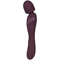 Amaysin Duo Magic Wand and Dildo Vibrator Bordeaux