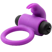 Baseks Funny Bunny 10 Functions Penis Ring Purple