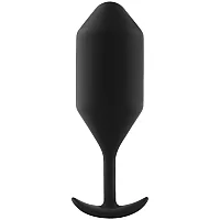 bVibe Snug Plug 5 Butt Plug 6.3 Inch Black