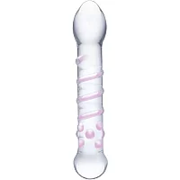 Glas Spiral Staircase Full Tip DoubleEnded Dildo 7.25 Inch