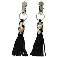 Nipple Clamps With Animal Print