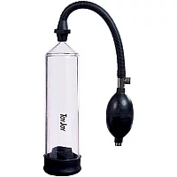 Toy Joy Rock Hard Black And Clear Penis Power Pump