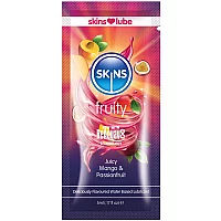 Skins Mango andamp Passion Fruit Water Based Lubricant 5ml