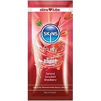 Skins Strawberry Water Based Lubricant 5ml