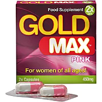 GoldMAX Libido Pink Supplement For Women 2 Pack 450mg