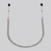 Bondage Boutique Adjustable Tweezer Nipple Clamps Silver