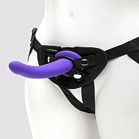 Lovehoney Advanced Unisex StrapOn Harness Kit with 7 Inch GSpot Dildo Purple