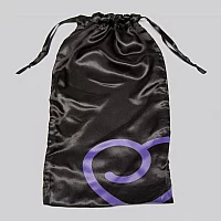 Lovehoney Satin Drawstring Toy Bag Black
