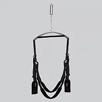 Bondage Boutique Deluxe Fetish Spinning Sex Swing Black
