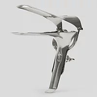 Bondage Boutique Steel Vaginal Speculum Silver
