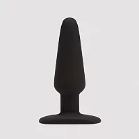Lovehoney Classic Silicone Slimline Medium Butt Plug Black