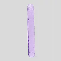 BASICS Realistic DoubleEnded Dildo 18 inch Purple