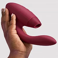 Womanizer Duo 2 Rechargeable Silicone GSpot and Clitoral Stimulator Red