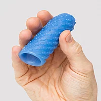 Arcwave Ghost Silicone Reusable Reversible Textured Male Stroker Blue
