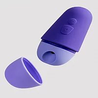 ROMP Free X Rechargeable Silicone Travel Clitoral Suction Stimulator Purple