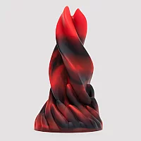 Creature Cock Fire Dragon Twisted Dildo Red