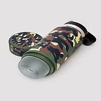 PDX Plus FAP Flask Discreet Male Masturbator Green