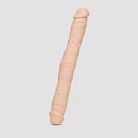 SILEXD Dual Density DoubleEnded Realistic Dildo 15 Inch Flesh Pink