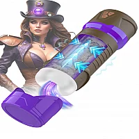 Misty Steam Mistress Suction and Squeezing Virtual Reality Masturbator Purple