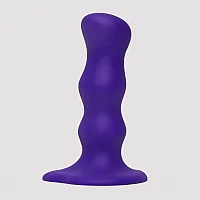 StrapOnMe Soft Touch Silicone Geisha Balls Dildo 6 Inch Purple