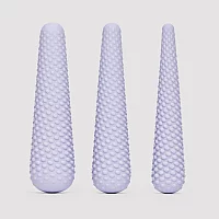 Rocks Off Unite Double Ended Textured Silicone Dilator Set Purple