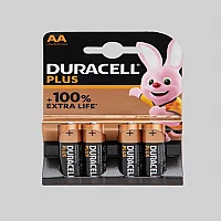 Duracell Plus AA Batteries 4 Pack