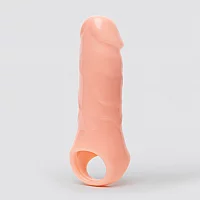 Lovehoney Mega Mighty 2 Extra Inches Penis Extender with Ball Loop Flesh Pink Flesh Pink