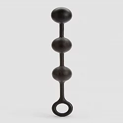 Cannonballs Giant Silicone Anal Beads Black