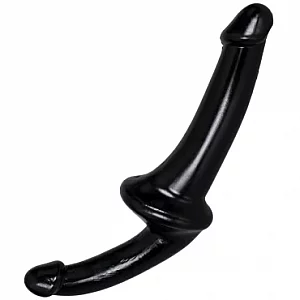 Curveball Black Double Ended Dildo 9 Inch