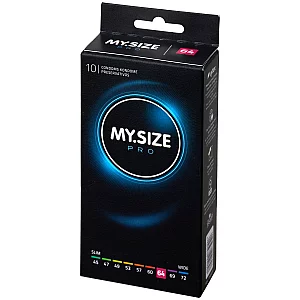 My.Size Pro Condoms 10 Pack 4572 mm Clear 2XL