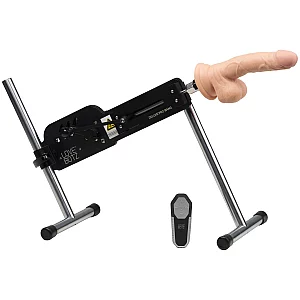 LoveBotz Deluxe ProBang Sex Machine with Remote Control Silver