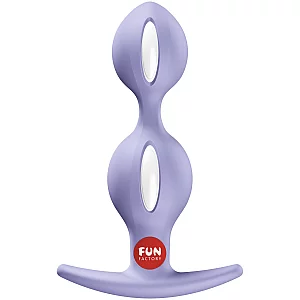 Fun Factory B Balls Duo Anal Plug 4.9 Inch Purple