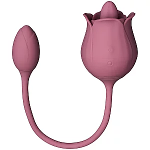 Amaysin Licking Rose Tongue and Egg Vibrator Rose