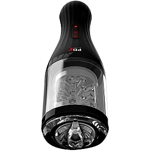 PDX Elite Talk Dirty Rotobator Rotating Masturbator Clear