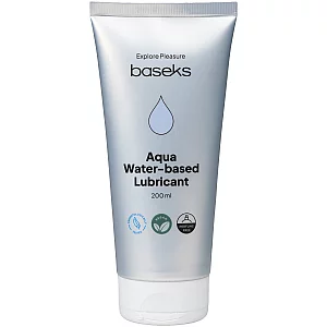 Baseks Aqua Glide Waterbased Lube 200 ml Clear