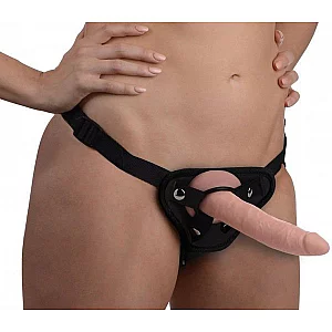 Charmed 7.5andquot Silicone Dildo with Harness