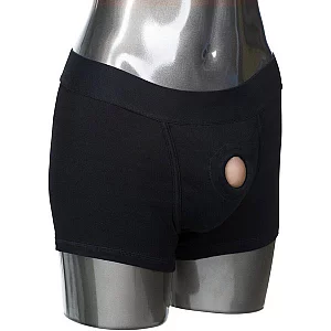 CalExotics Packer Gear Boxer Harness Black XSS