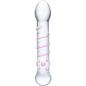 Glas Spiral Staircase Full Tip DoubleEnded Dildo 7.25 Inch