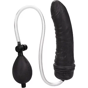 COLT Hefty Probe Inflatable Butt Plug Black 6.5 Inch