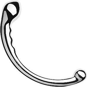 Le Wand Hoop DoubleSided Stainless Steel Dildo 10 Inch
