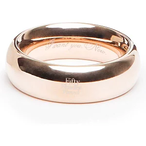 Fifty Shades Freed I Want You. Now. Steel Love Ring