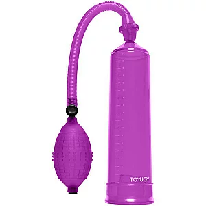 Toy Joy Rock Hard Stimulation Power Penis Pump Purple
